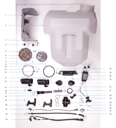 DJI Agras T-40 Spray Tank Parts Package