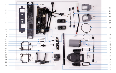 DJI Agras T-40 Front Frame Parts Package