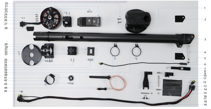 DJI Agras T-30 M2 Arm Parts Package