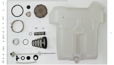 DJI AGRAS T-Series T-30 Spray Tank Parts Package