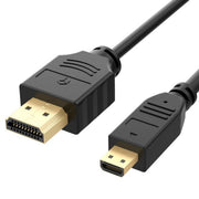 Micro HDMI to HDMI, Supports Ethernet, 3D, 4K and Audio Return, 6 Feet